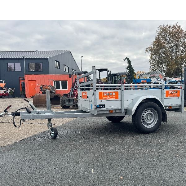 Aanhanger 1-as open Geremd